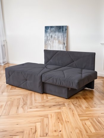 Диван 1010 графит, правый (BRENDOSS) в Арамиле - aramil.mebel-e96.ru