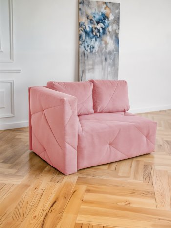 Диван 1010 розовый, левый (BRENDOSS) в Арамиле - aramil.mebel-e96.ru
