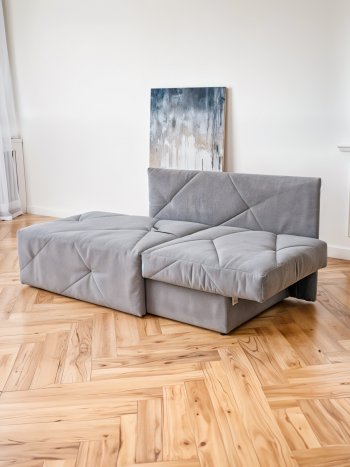 Диван 1010 серый, правый (BRENDOSS) в Арамиле - aramil.mebel-e96.ru