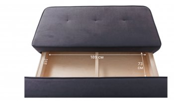 Диван-кровать 1001 графит (Brendoss) в Арамиле - aramil.mebel-e96.ru