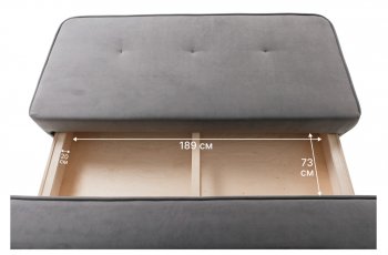 Диван-кровать 1001 серый (Brendoss) в Арамиле - aramil.mebel-e96.ru