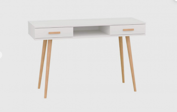 Стол письменный, арт.6-01103, белый (ГК) в Арамиле - aramil.mebel-e96.ru