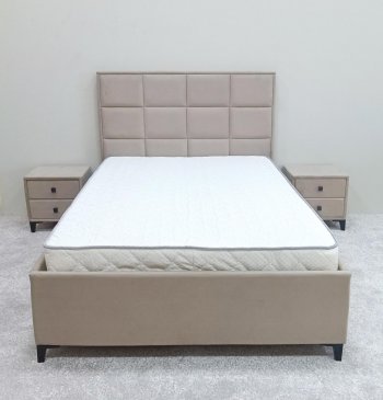 Кровать с подъемным механизмом Мега беж (Лин) в Арамиле - aramil.mebel-e96.ru