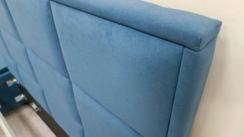 Кровать с подъемным механизмом Мега синий (Лин) в Арамиле - aramil.mebel-e96.ru