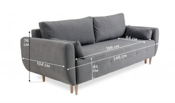 Диван 920 серый (Brendoss) в Арамиле - aramil.mebel-e96.ru