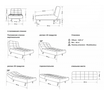 Кушетка Абри Мятный в Арамиле - aramil.mebel-e96.ru