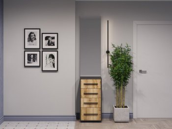 Тумба с зеркалом Аэлита сек.2 (Росток) в Арамиле - aramil.mebel-e96.ru