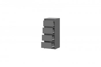 Комод Айден КМ06-400 серый графит (ИЦ) в Арамиле - aramil.mebel-e96.ru
