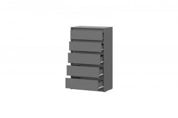 Комод Айден КМ06-700 серый графит (ИЦ) в Арамиле - aramil.mebel-e96.ru