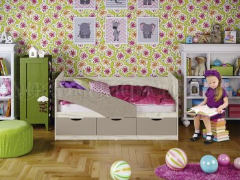 Кровать Бабочки Шарли мокко (Миф) в Арамиле - aramil.mebel-e96.ru