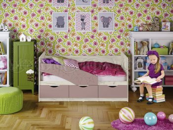 Кровать Бабочки Шарли пинк (Миф) в Арамиле - aramil.mebel-e96.ru