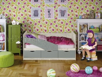 Кровать Бабочки Шарли бриз (Миф) в Арамиле - aramil.mebel-e96.ru