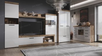 Стенка Бастон+шкаф (Эра) в Арамиле - aramil.mebel-e96.ru