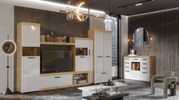 Стенка Бастон+шкаф (Эра) в Арамиле - aramil.mebel-e96.ru