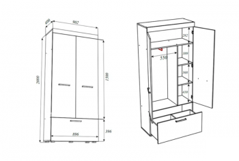 Стенка Бастон+шкаф (Эра) в Арамиле - aramil.mebel-e96.ru