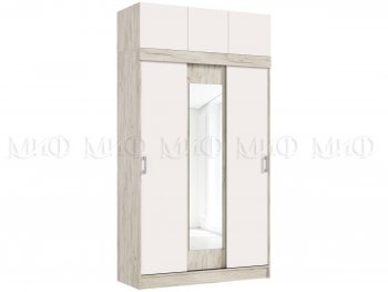 Шкаф-купе 1300 мм +антресоль Роджина крафт/кашемир (Миф) в Арамиле - aramil.mebel-e96.ru | фото
