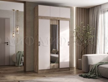 Спальный гарнитур Бася крафт/кашемир (Миф) в Арамиле - aramil.mebel-e96.ru