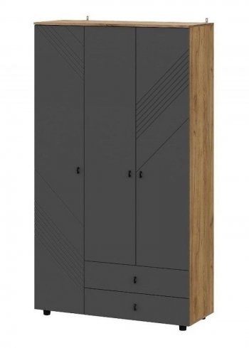 Шкаф 1200 мм трехстворчатый (с ящиками) Байкал (СВ) в Арамиле - aramil.mebel-e96.ru