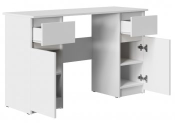 Стол письменный Бостон лайт СП-002 белый (Стиль) в Арамиле - aramil.mebel-e96.ru