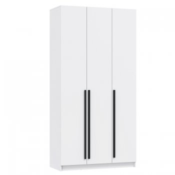 Шкаф 1200 мм 67.12 Брандо ЛДСП Белый (высота 2400) (Олмеко) в Арамиле - aramil.mebel-e96.ru