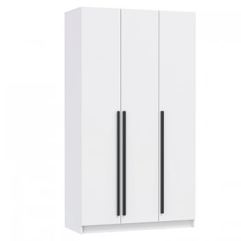 Шкаф 1200 мм 67.15 Брандо ЛДСП Белый (высота 2150) (Олмеко) в Арамиле - aramil.mebel-e96.ru