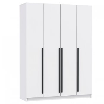 Шкаф 1600 мм 67.16 Брандо ЛДСП белый (высота 2150) (Олмеко) в Арамиле - aramil.mebel-e96.ru