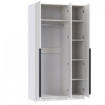 Шкаф 1200 мм 67.15 Брандо МДФ Белый (высота 2150) (Олмеко) в Арамиле - aramil.mebel-e96.ru