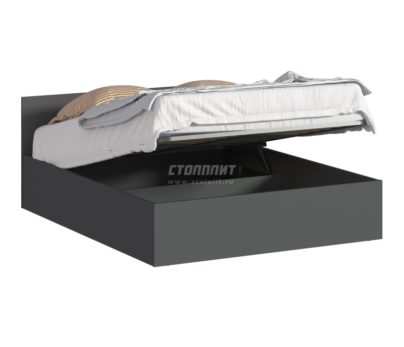 Кровать с подъемным механизмом Бруклин СБ-3359 (Диамант серый) (СП) в Арамиле - aramil.mebel-e96.ru