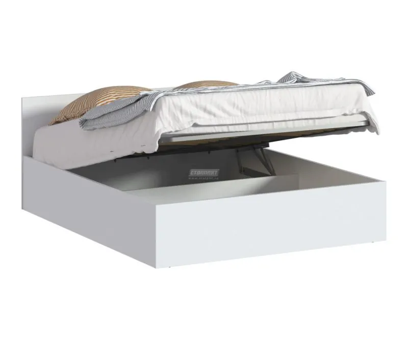 Кровать с подъемным механизмом Бруклин СБ-3359 (Белый) (СП) в Арамиле - aramil.mebel-e96.ru