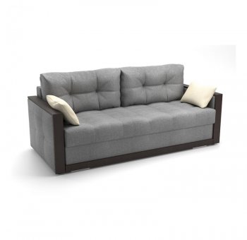 Диван-кровать Бруно (рогожка SHE980 (серый)) (Софт) в Арамиле - aramil.mebel-e96.ru