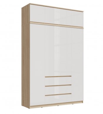 Шкаф 1600 мм Челси с антресолью сонома (Миф) в Арамиле - aramil.mebel-e96.ru