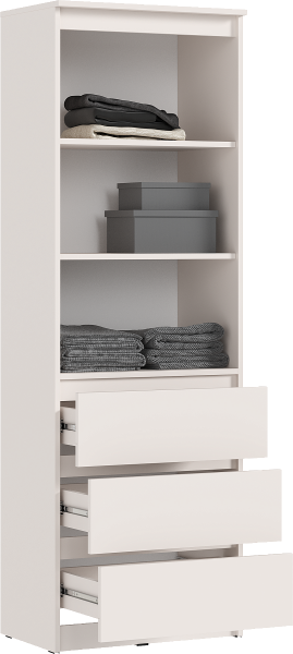 Письменный стол угловой + Стеллаж Челси кашемир (Миф) в Арамиле - aramil.mebel-e96.ru