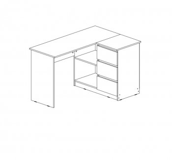 Стол письменный Челси угловой кашемир (Миф) в Арамиле - aramil.mebel-e96.ru