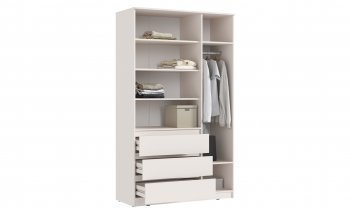 Шкаф 1200 мм Челси с антресолью Кашемир (Миф) в Арамиле - aramil.mebel-e96.ru