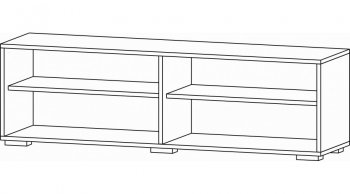 Тумба ТВ-02 Даллас светлый (Лин) в Арамиле - aramil.mebel-e96.ru