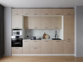 Кухонный гарнитур Шимо 3400 мм МДФ (Санвут) в Арамиле - aramil.mebel-e96.ru
