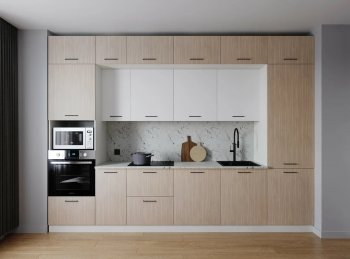 Кухонный гарнитур 3400 мм Демо ЛДСП/МДФ (Санвут) в Арамиле - aramil.mebel-e96.ru