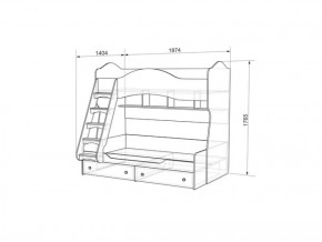 Набор детской мебели Алиса (модульная) в Арамиле - aramil.mebel-e96.ru