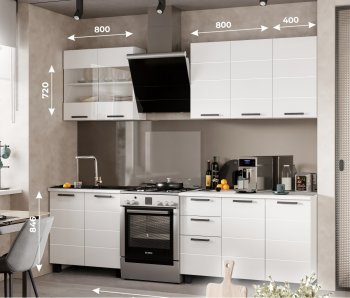 Кухонный гарнитур Дина 2 м (БТС) в Арамиле - aramil.mebel-e96.ru