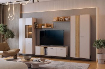 Стенка Доминика модульная  (Мебельсон) в Арамиле - aramil.mebel-e96.ru