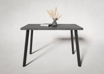 Стол нераздв. Дублин 32 КРАФТ В2, ЛДСП Цемент темный (Вудман) в Арамиле - aramil.mebel-e96.ru