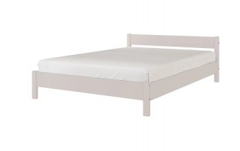 Кровать из массива Эби Льняной (БМ) в Арамиле - aramil.mebel-e96.ru