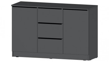 Спальный гарнитур Элегант, графит, модульный (Лин) в Арамиле - aramil.mebel-e96.ru
