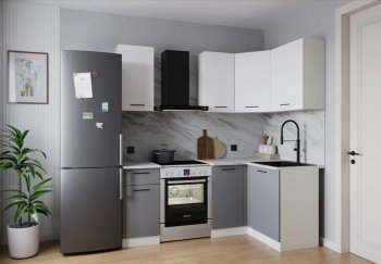 Кухонный гарнитур угловой Элеганция 2000*1200 мм (Sanvut) в Арамиле - aramil.mebel-e96.ru