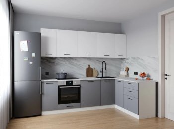 Угловой кухонный гарнитур Элеганция 2600*1600 мм Sanvut в Арамиле - aramil.mebel-e96.ru