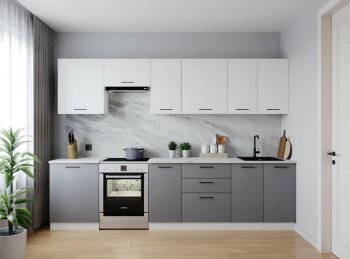 Кухонный гарнитур Элеганция 3000 мм (Санвут) в Арамиле - aramil.mebel-e96.ru