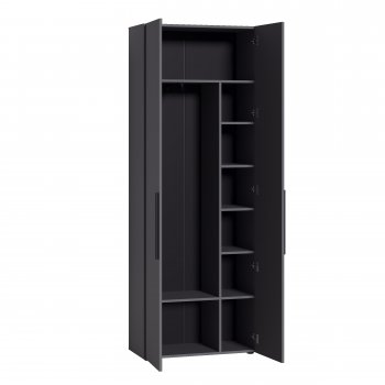 Шкаф для одежды 800 мм Эйр 13.340 графит (Моби) в Арамиле - aramil.mebel-e96.ru