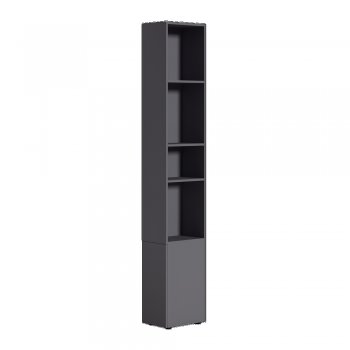Шкаф модульный Эйр, графит (Моби) в Арамиле - aramil.mebel-e96.ru