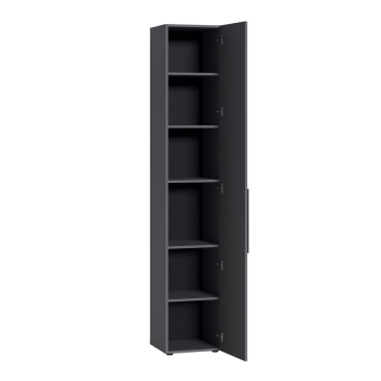 Шкаф модульный Эйр, графит (Моби) в Арамиле - aramil.mebel-e96.ru