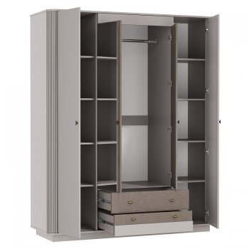 Шкаф 1700 мм Фантазия 34.01 кашемир (Олмеко) в Арамиле - aramil.mebel-e96.ru